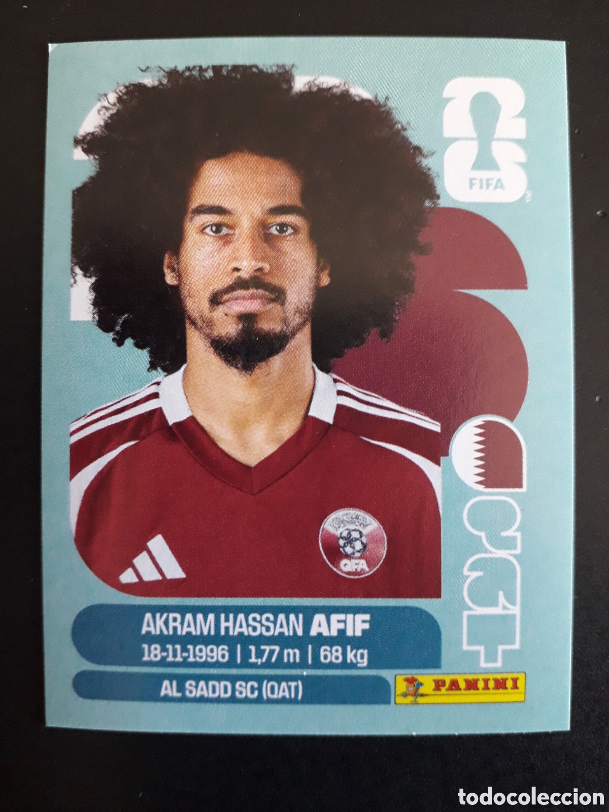 Cromos de F&uacute;tbol: AFIF QATAR QAT 18 MUNDIAL F&Uacute;TBOL 2026 FIFA WORLD CUP PANINI SIN PEGAR PEDIDO M&Iacute;NIMO 3&euro;.