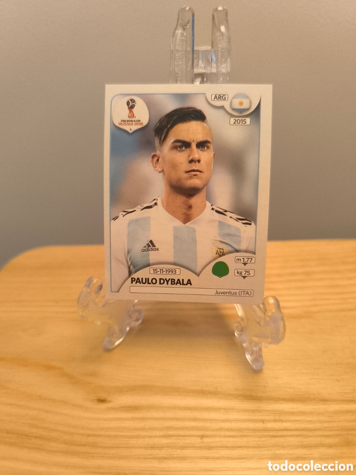 Cromos de F&uacute;tbol: Paulo Dybala mundial Rusia 2018 Argentina