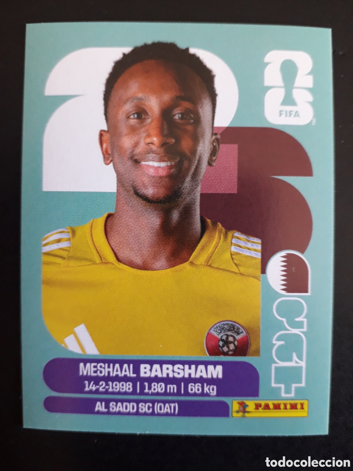 Cromos de F&uacute;tbol: BARSHAM QATAR QAT 2 MUNDIAL F&Uacute;TBOL 2026 FIFA WORLD CUP PANINI SIN PEGAR PEDIDO M&Iacute;NIMO 3&euro;
