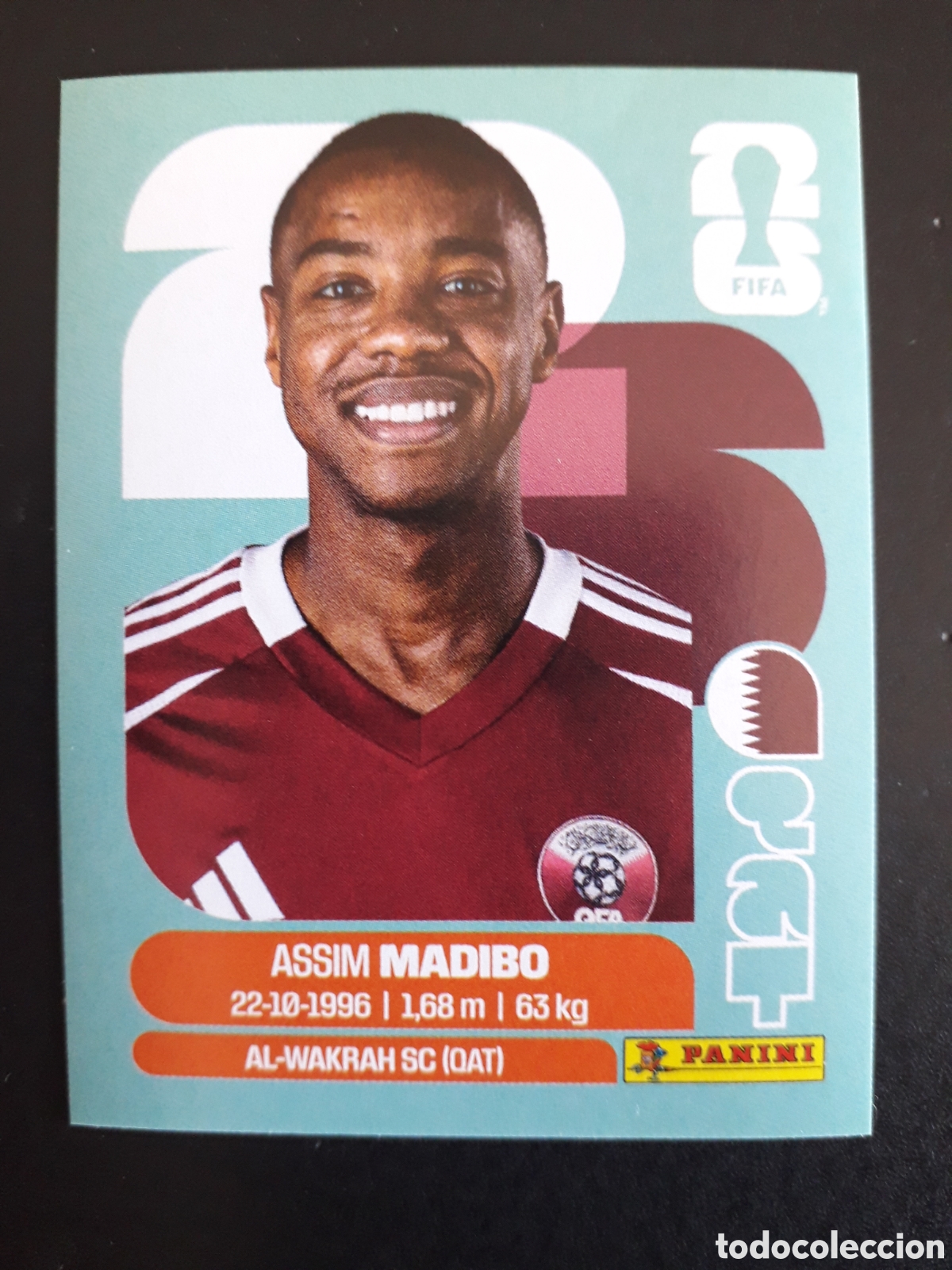Cromos de F&uacute;tbol: MADIBO QATAR QAT 11 MUNDIAL F&Uacute;TBOL 2026 FIFA WORLD CUP PANINI SIN PEGAR PEDIDO M&Iacute;NIMO 3&euro;