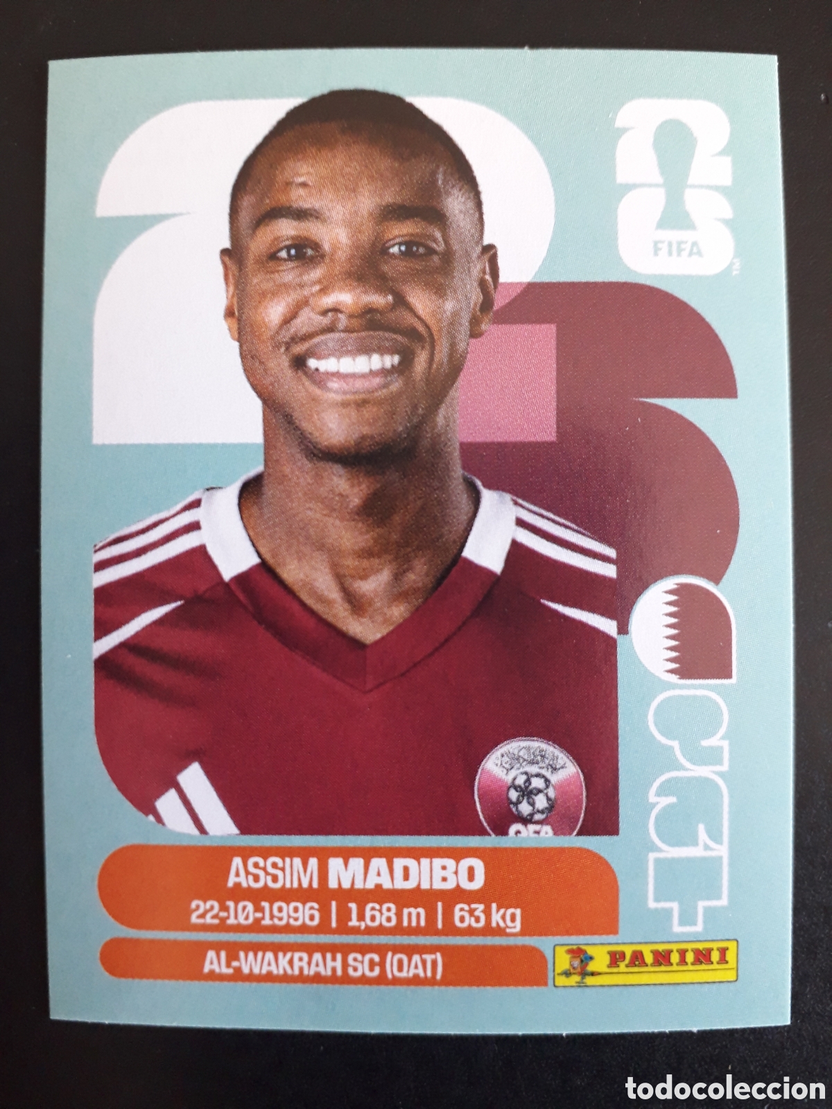 Cromos de F&uacute;tbol: MADIBO QATAR QAT 11 MUNDIAL F&Uacute;TBOL 2026 FIFA WORLD CUP PANINI SIN PEGAR PEDIDO M&Iacute;NIMO 3&euro;