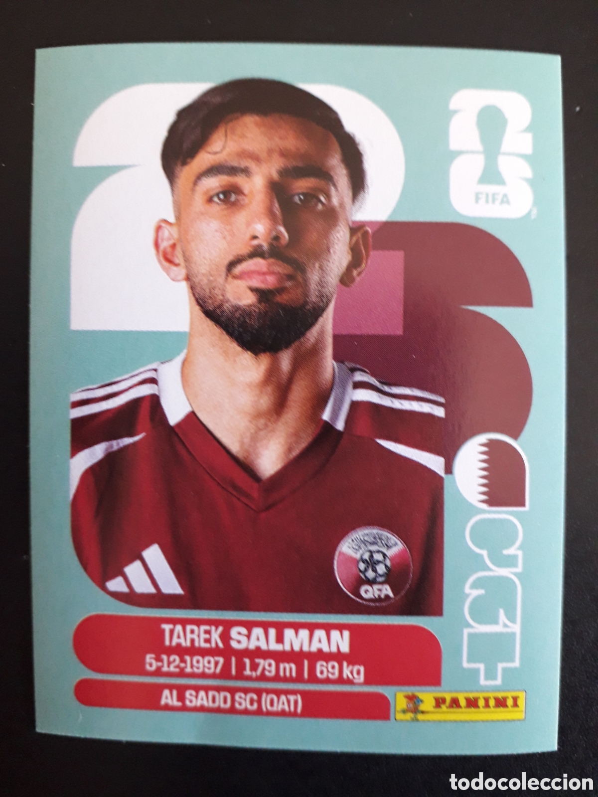 Cromos de F&uacute;tbol: SALMAN QATAR QAT 8 MUNDIAL F&Uacute;TBOL 2026 FIFA WORLD CUP PANINI SIN PEGAR PEDIDO M&Iacute;NIMO 3&euro;