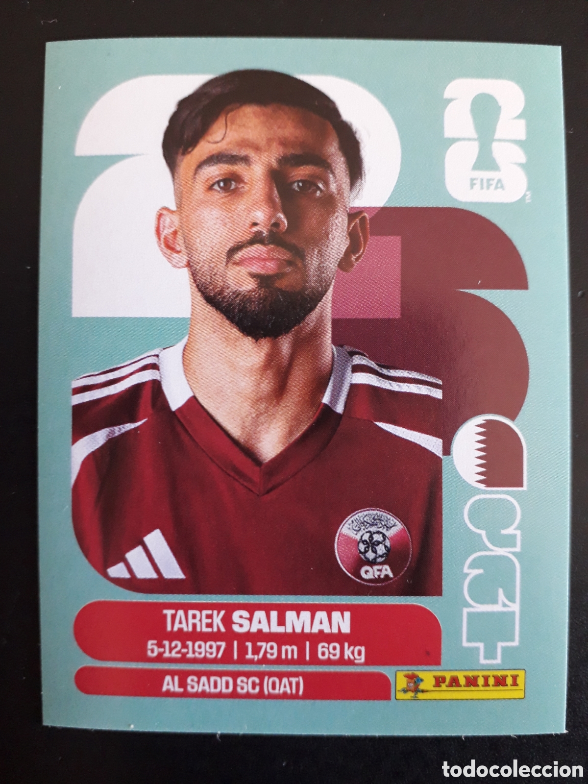 Cromos de F&uacute;tbol: SALMAN QATAR QAT 8 MUNDIAL F&Uacute;TBOL 2026 FIFA WORLD CUP PANINI SIN PEGAR PEDIDO M&Iacute;NIMO 3&euro;
