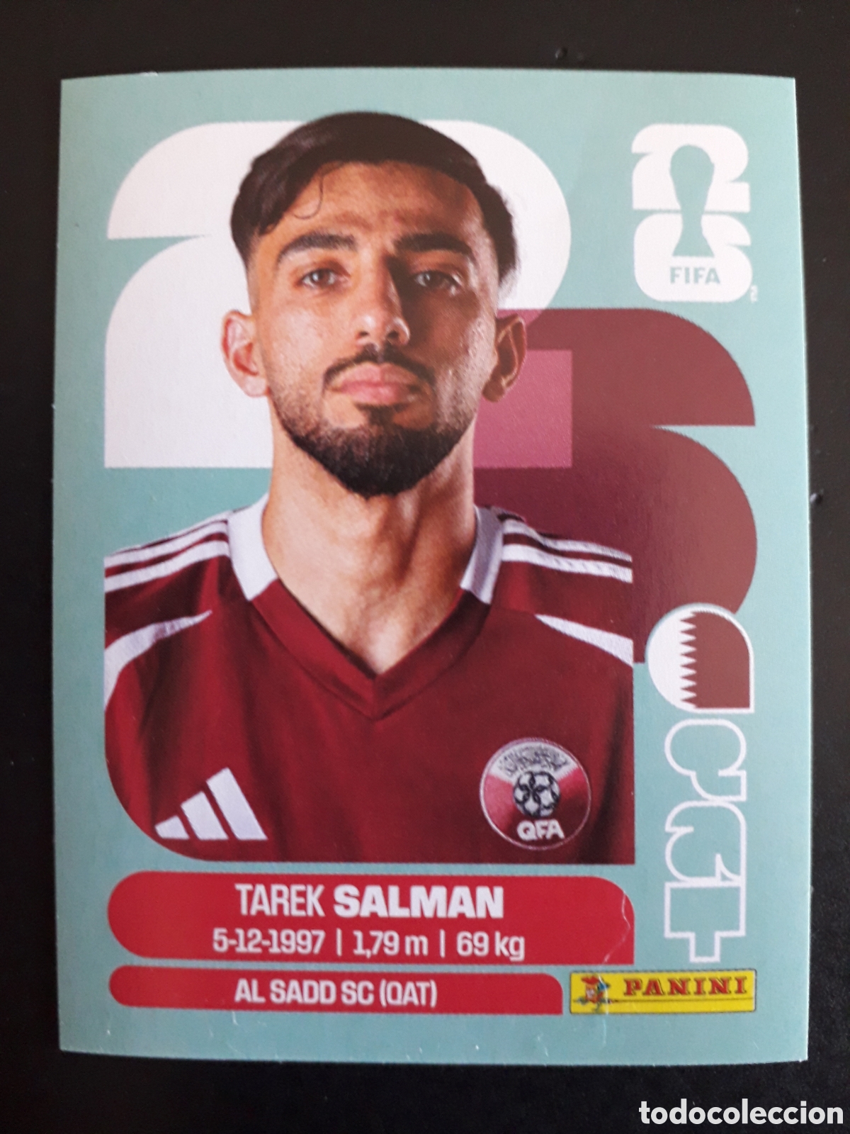 Cromos de F&uacute;tbol: SALMAN QATAR QAT 8 MUNDIAL F&Uacute;TBOL 2026 FIFA WORLD CUP PANINI SIN PEGAR PEDIDO M&Iacute;NIMO 3&euro;