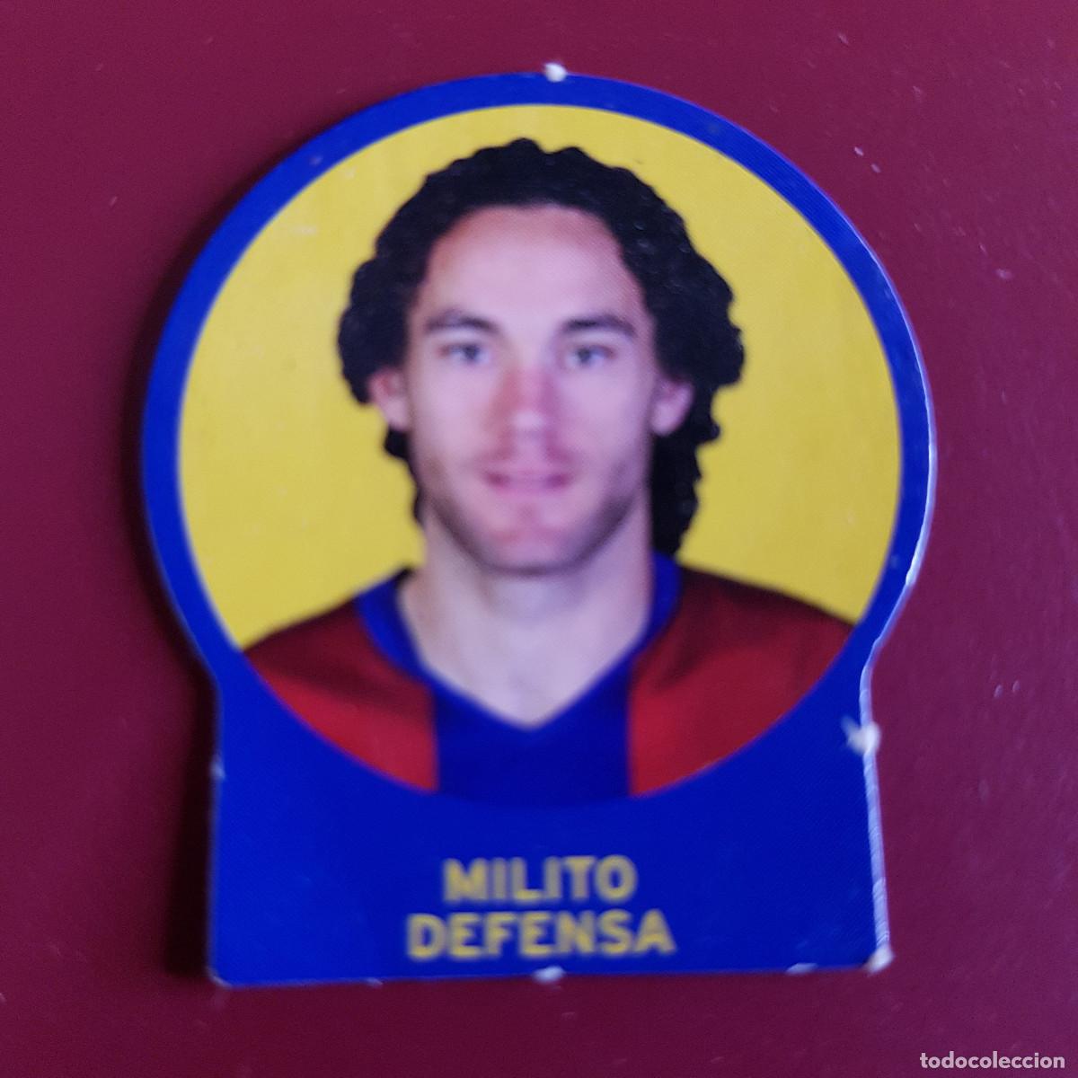 Cromos de F&uacute;tbol: FCB - TROQUELADO - 07 08 - 2007 2008 - BARCELONA - MILITO - NUNCA PEGADO