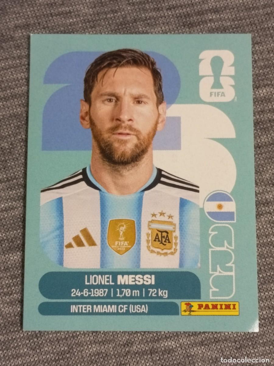 Cromos de F&uacute;tbol: MESSI ARG 17 STICKER MUNDIAL 2026 PANINI FIFA WORLD CUP NUEVO