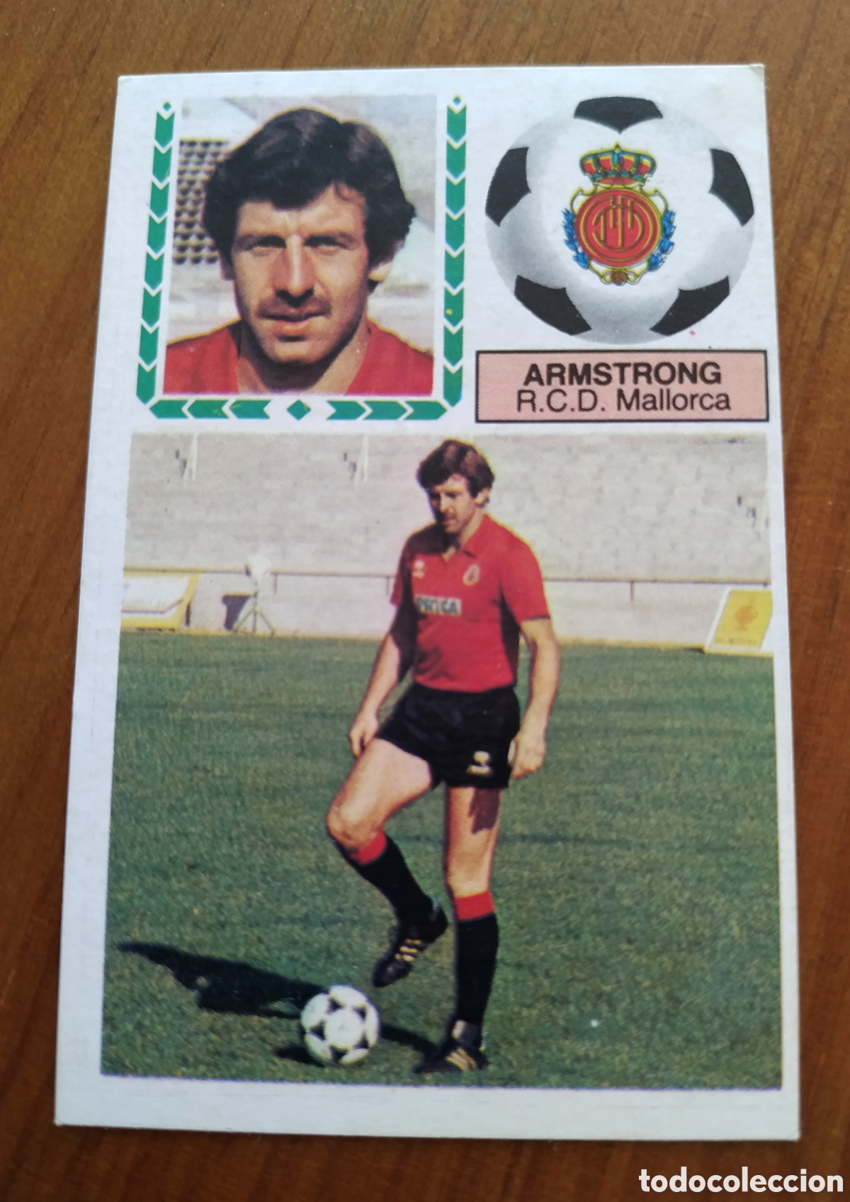 Cromos de F&uacute;tbol: Armstrong, coloca del mallorca 83-84
