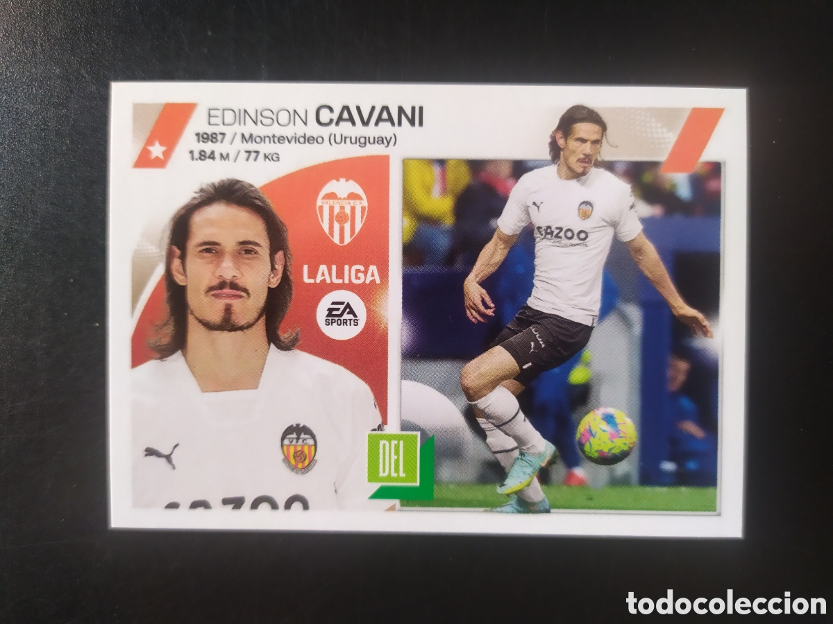 Cromos de F&uacute;tbol: Liga este 2023 2024 23 24 panini Cavani n&deg; 19 Valencia