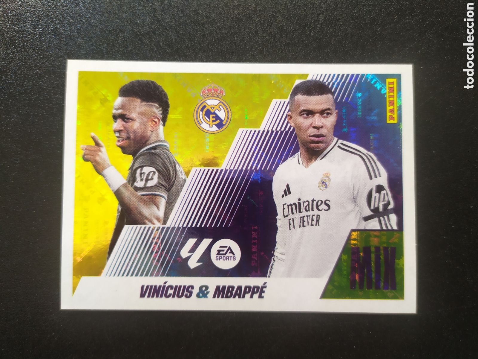 Cromos de F&uacute;tbol: Liga este 2025 2026 25 26 panini Vinicius Mbappe mix n&deg; 22 Real Madrid