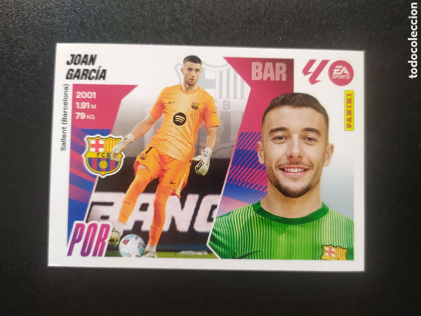 Cromos de F&uacute;tbol: Liga este 2025 2026 25 26 panini Joan Garc&iacute;a fichaje n&deg; 8 Barcelona