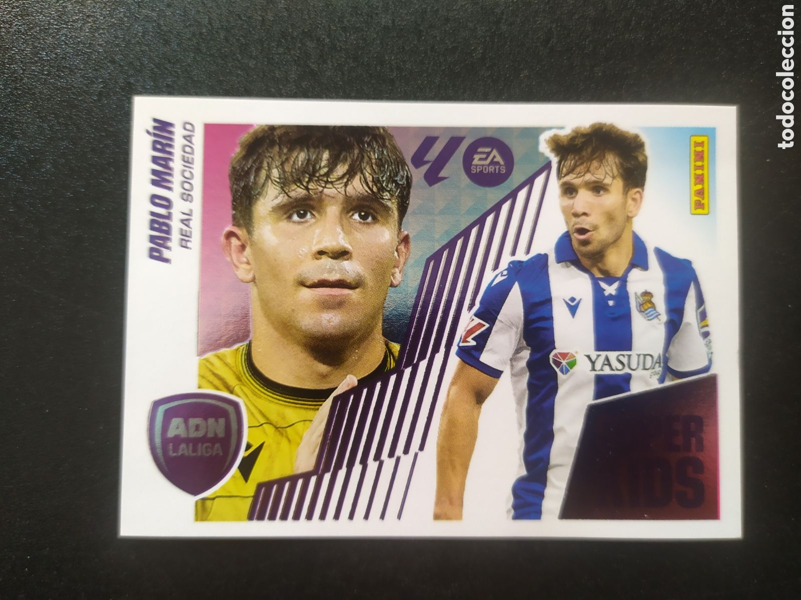 Cromos de F&uacute;tbol: Liga este 2025 2026 25 26 panini Pablo Mar&iacute;n super kids n&deg; 15 Real Sociedad