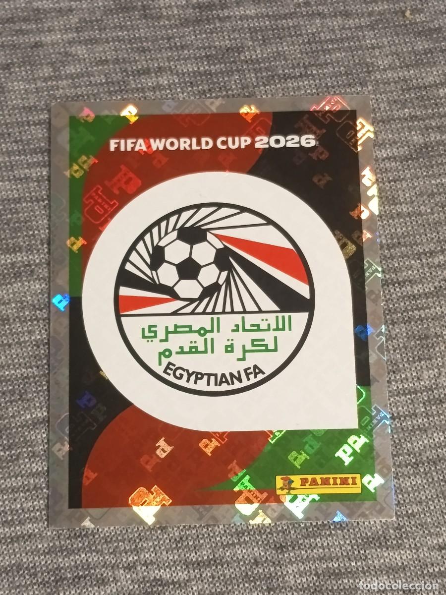 Cromos de F&uacute;tbol: ESCUDO EGIPTO EGY 1 STICKER MUNDIAL 2026 PANINI FIFA WORLD CUP NUEVO