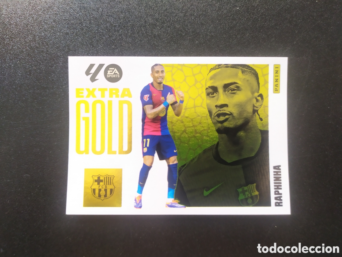 Cromos de F&uacute;tbol: Liga este 2025 2026 25 26 panini Rapinha extra gold Barcelona
