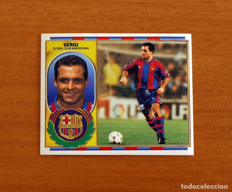 Cromos de F&uacute;tbol: F&uacute;tbol Club Barcelona - Sergi - Ediciones Este Liga 1996-1997, 96-97 - Nunca pegado