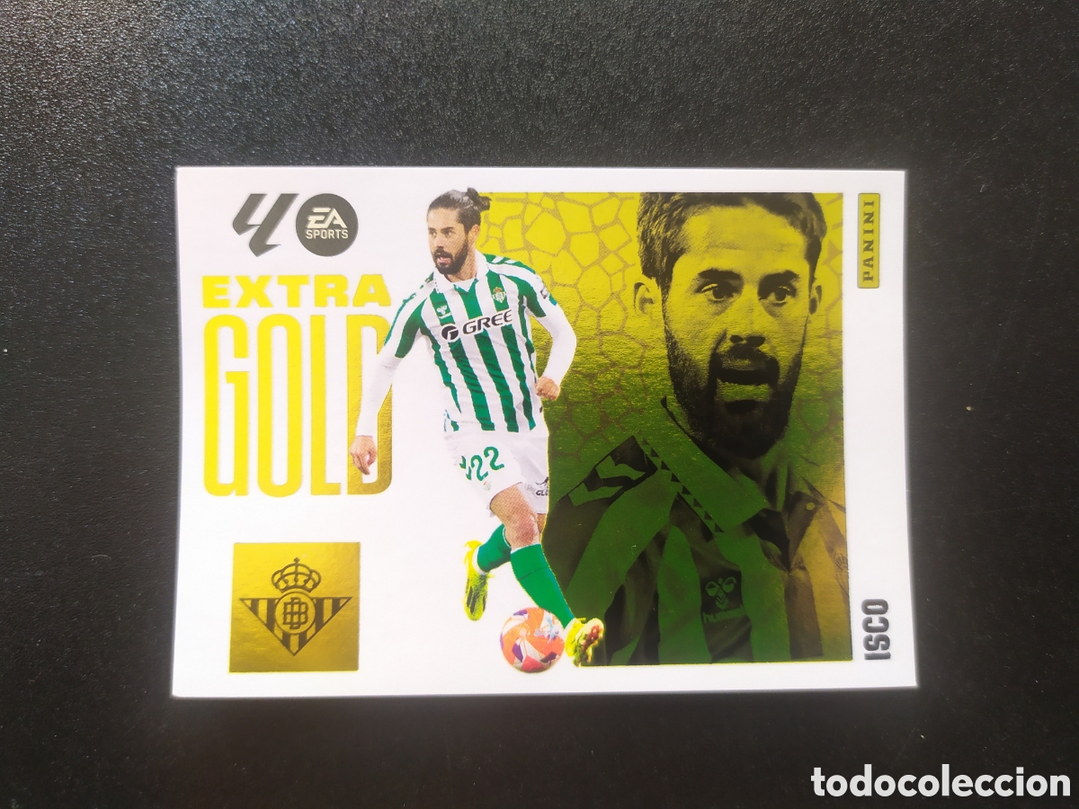 Cromos de F&uacute;tbol: Liga este 2025 2026 25 26 panini Isco extra gold Real Betis