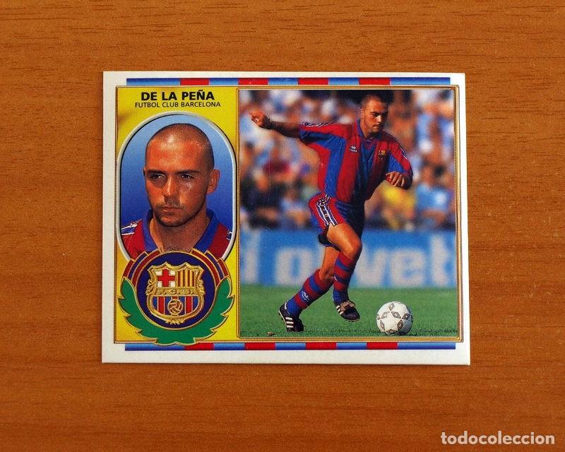 Cromos de F&uacute;tbol: F&uacute;tbol Club Barcelona - De la Pe&ntilde;a - Ediciones Este Liga 1996-1997, 96-97 - Nunca Pegado