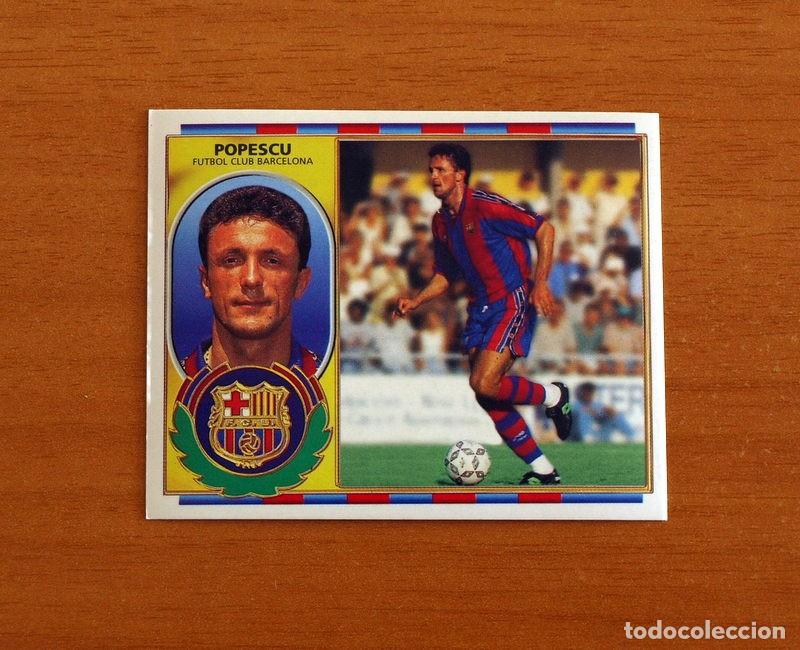 Cromos de F&uacute;tbol: F&uacute;tbol Club Barcelona - Popescu - Ediciones Este Liga 1996-1997, 96-97 - Nunca Pegado