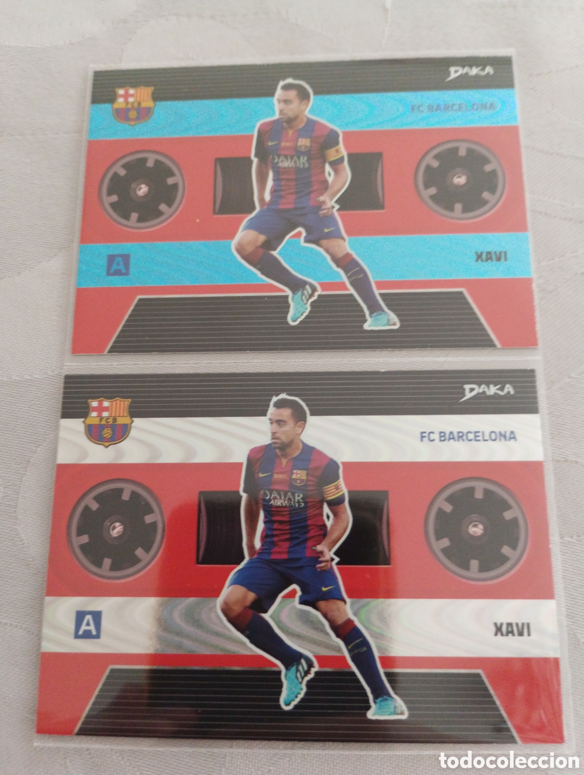 Football Stickers: Lote Xavi numeradas FC Barcelona