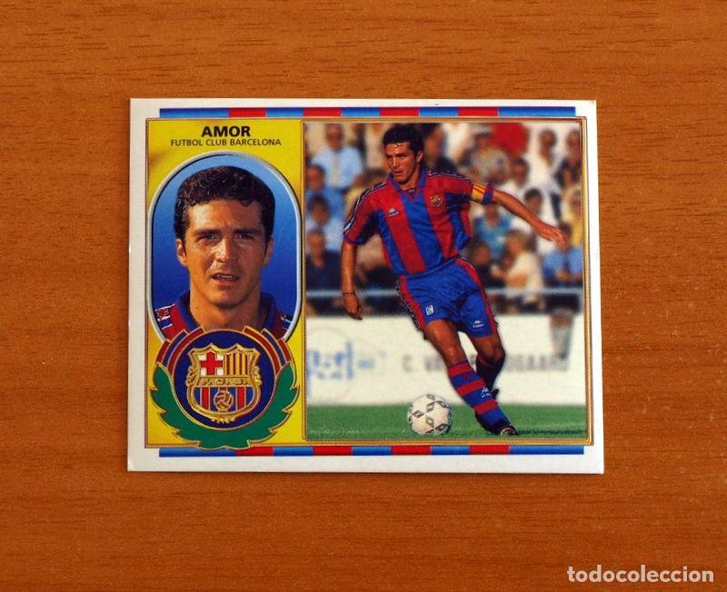 Cromos de F&uacute;tbol: F&uacute;tbol Club Barcelona - Amor - Ediciones Este Liga 1996-1997, 96-97 - Nunca Pegado