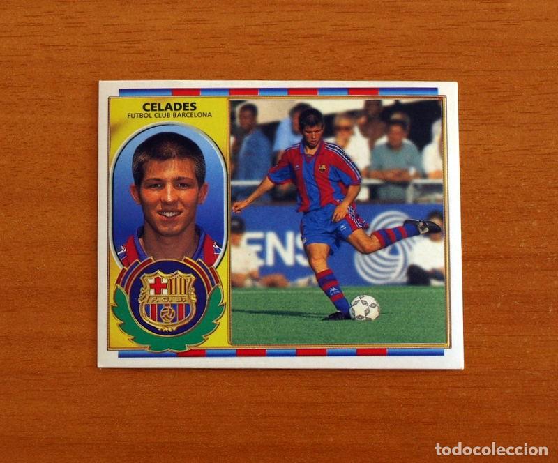 Cromos de F&uacute;tbol: F&uacute;tbol Club Barcelona - Celades - Ediciones Este Liga 1996-1997, 96-97 - Nunca pegado