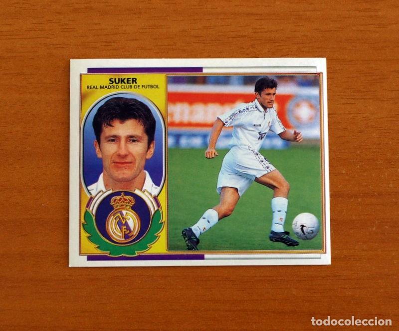 Cromos de F&uacute;tbol: Real Madrid - Suker - Versi&oacute;n - Ediciones Este Liga 1996-1997, 96-97 - Nunca Pegado