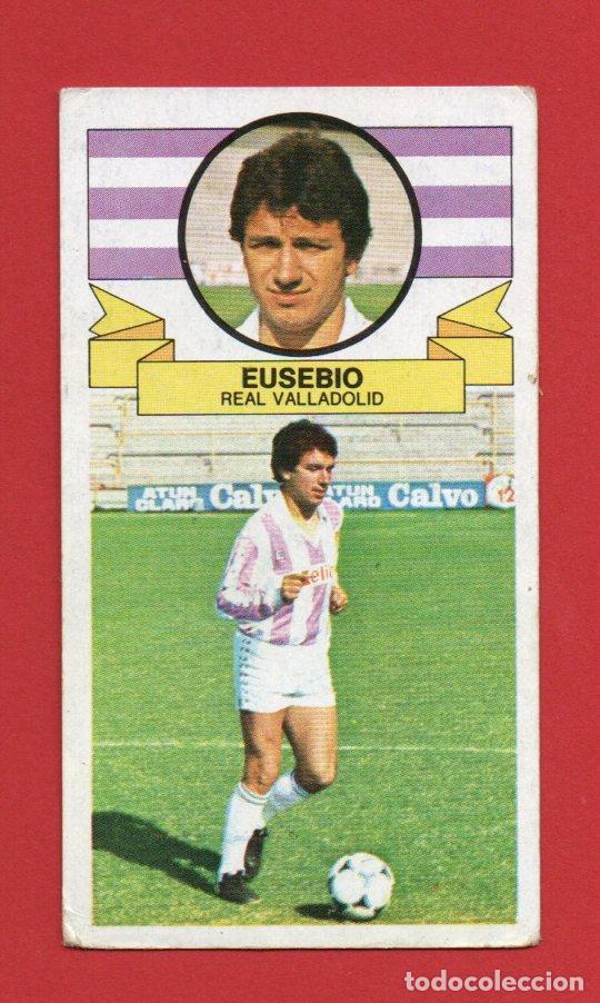 Cromos de F&uacute;tbol: ESTE 85 86 EUSEBIO DEL REAL VALLADOLID SIN PEGAR ESTE 1985 1986