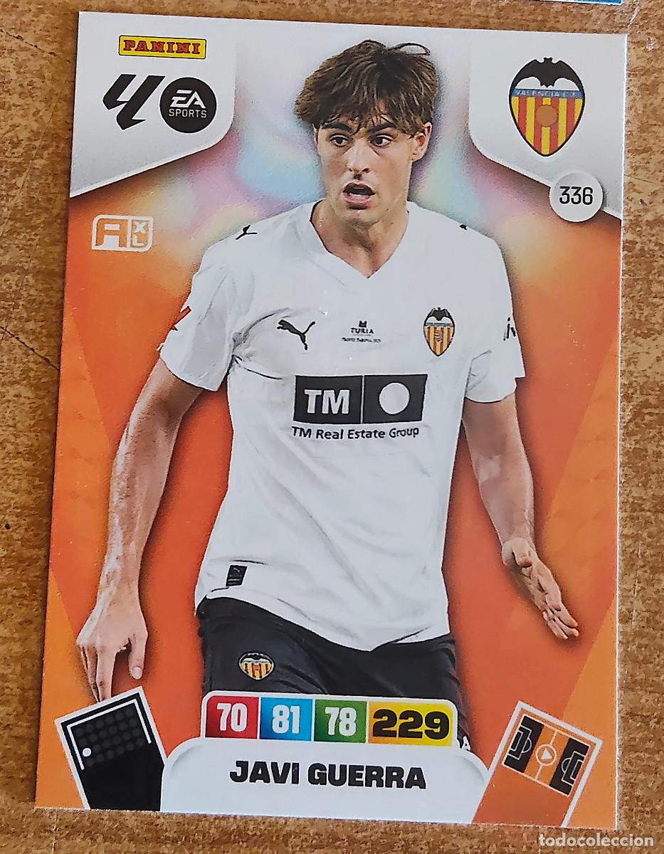 Cromos de F&uacute;tbol: 336 JAVI GUERRA VALENCIA ADRENALYN 2025 2026 25 26