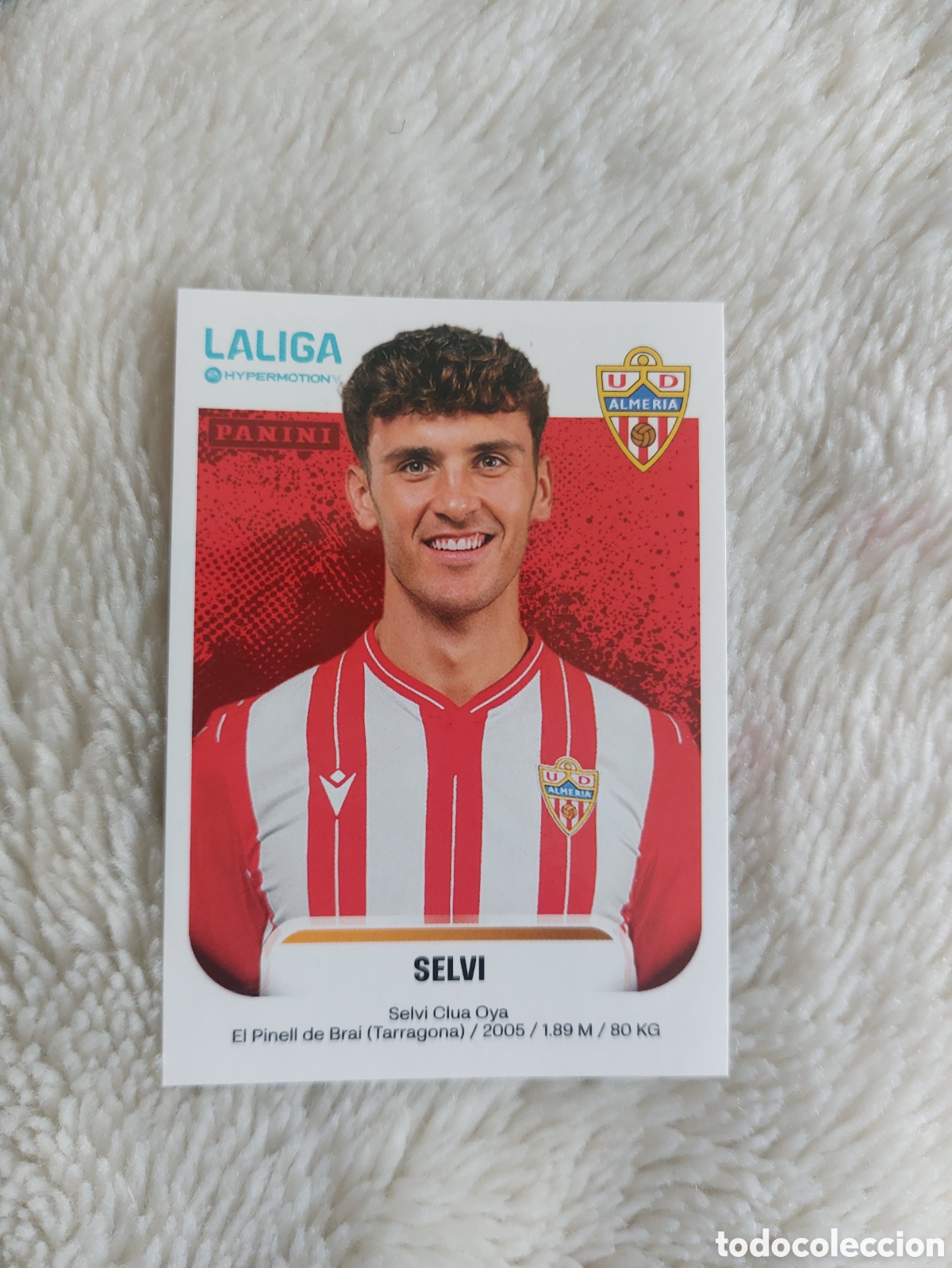 Cromos de F&uacute;tbol: 33 SELVI UD ALMERIA CROMOS ALBUM LA LIGA HYPERMOTION 2025 2026 25 26 PANINI