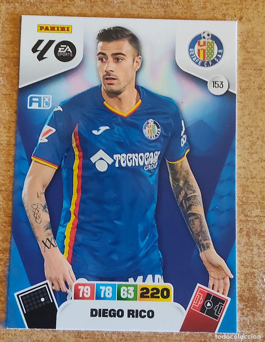 Cromos de F&uacute;tbol: ADRENALYN XL 2025 2026 25 26 PANINI DIEGO RICO 153 GETAFE LIGA COLECCI&Oacute;N ALBUM F&Uacute;TBOL
