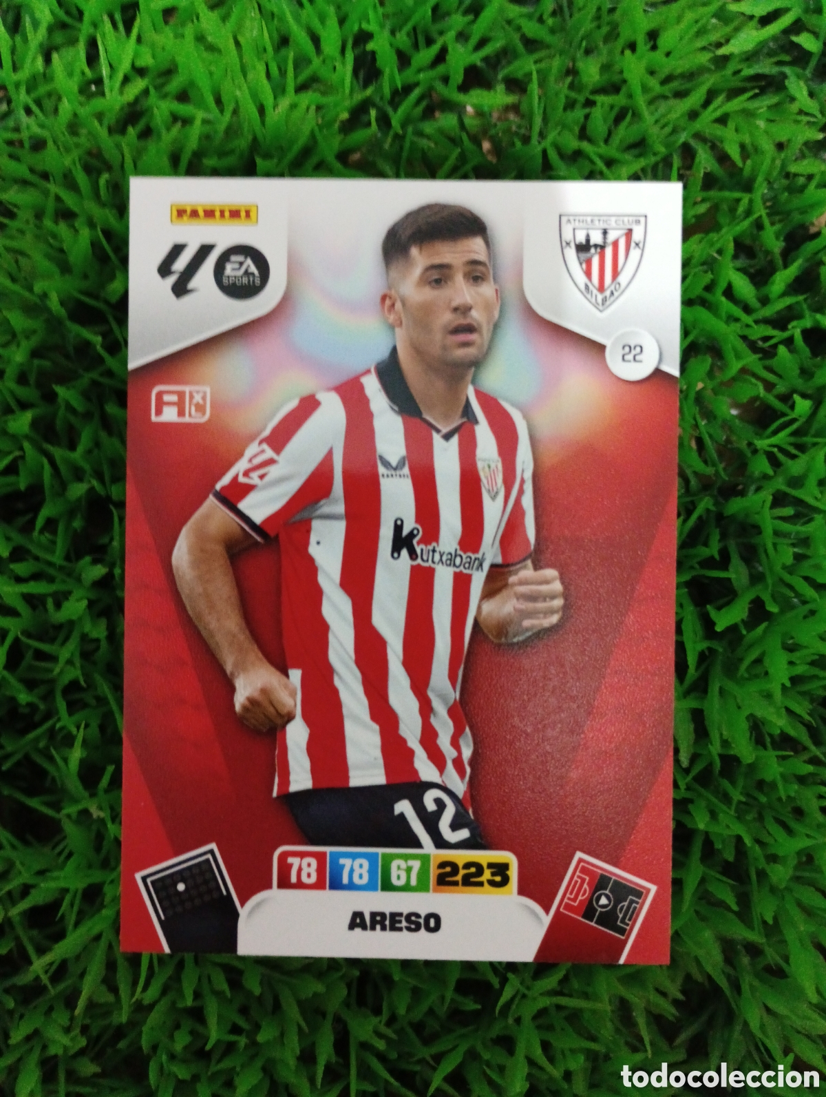 Cromos de F&uacute;tbol: Areso Athletic Bilbao Adrenalyn 25-26 # 22