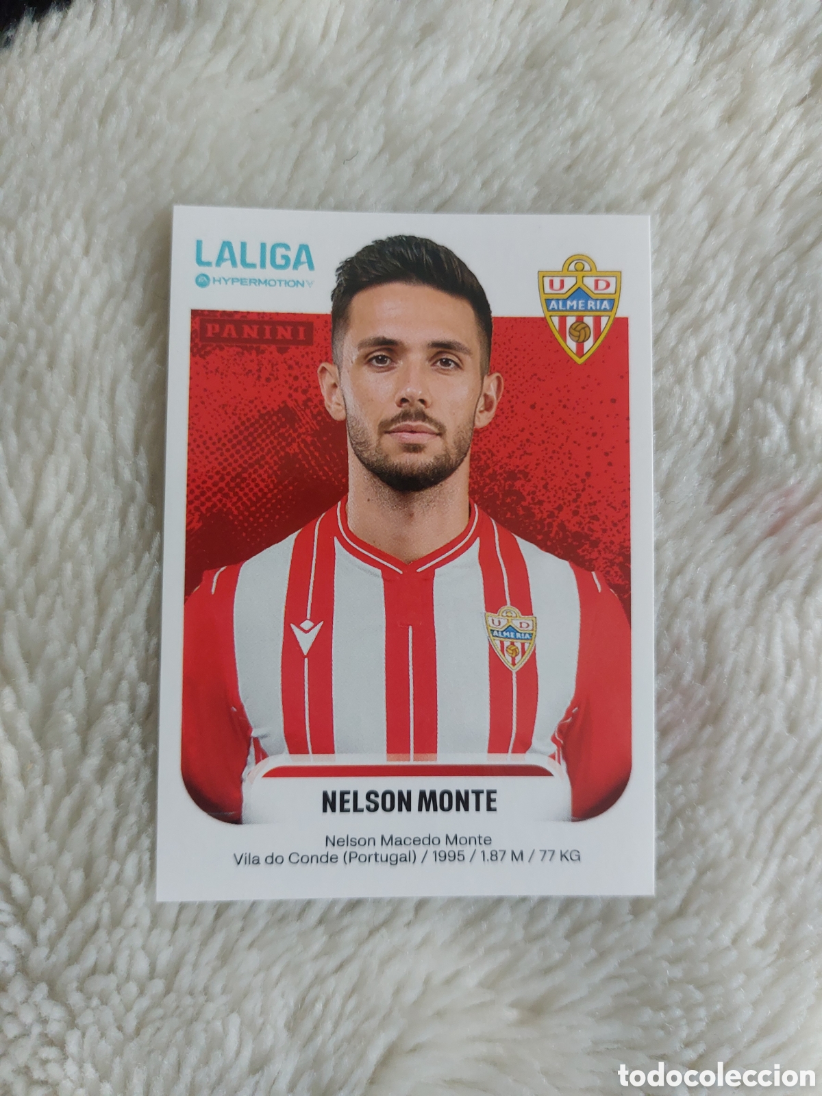 Cromos de F&uacute;tbol: 26 A 26A NELSON MONTE ALMERIA PANINI LIGA HYPERMOTION 25 26 2025 2026