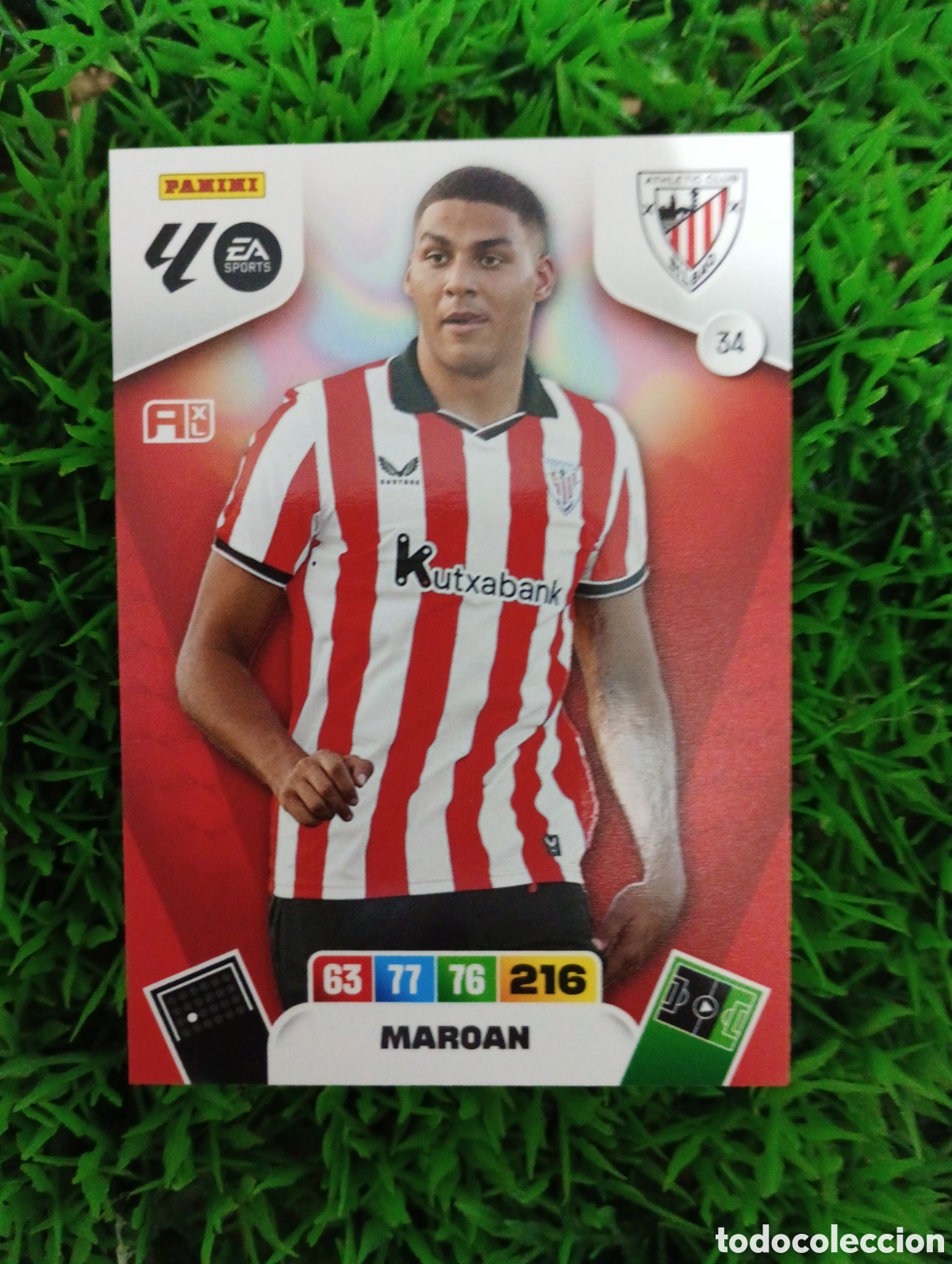 Fu&szlig;ball-Sticker: Maroan Athletic Bilbao Adrenalyn 25-26 # 34