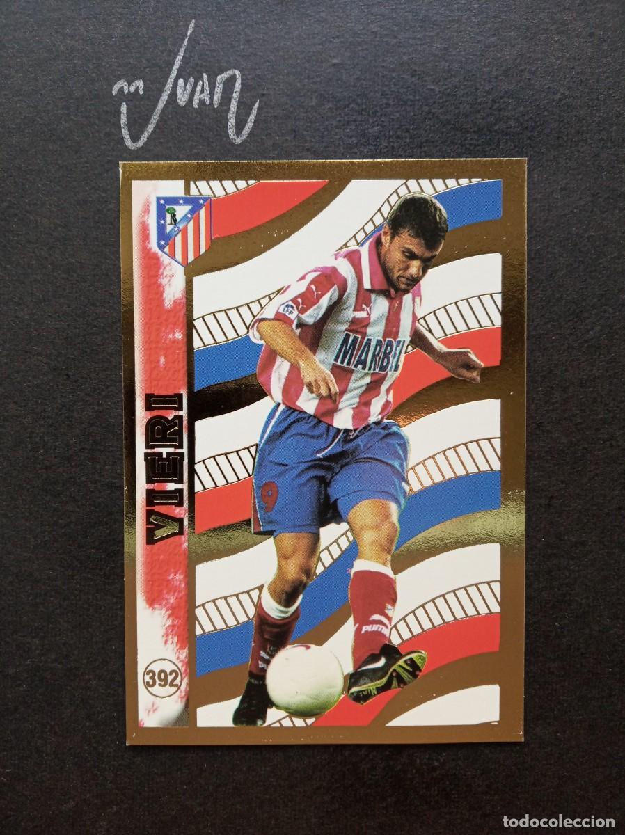 Cromos de F&uacute;tbol: N&ordm; 392 PICHICHI VIERI ATLETICO MADRID ITALIA ⚽ MUNDICROMO &reg; 1998 1999 FICHAS LIGA FUTBO 98 99