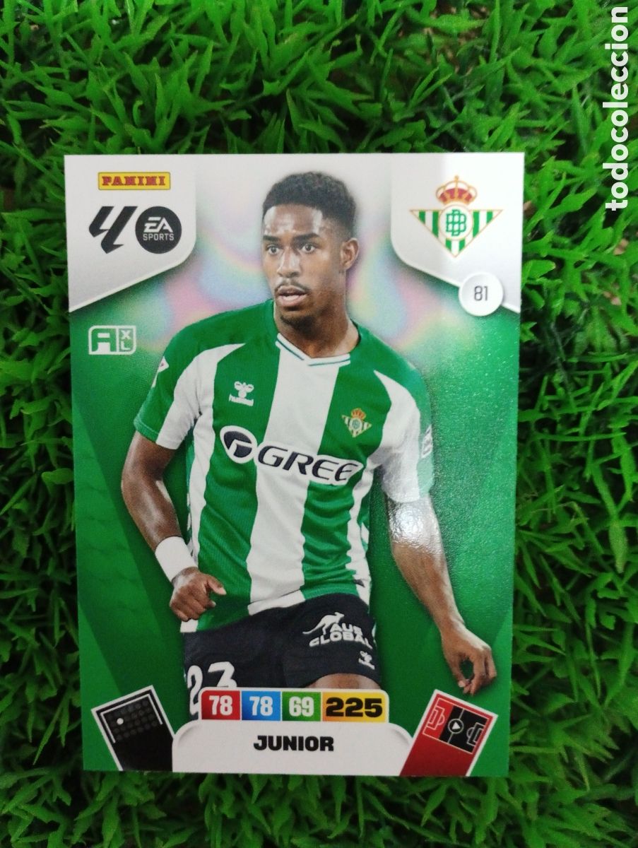 Fu&szlig;ball-Sticker: Junior Betis Adrenalyn 25-26 # 81