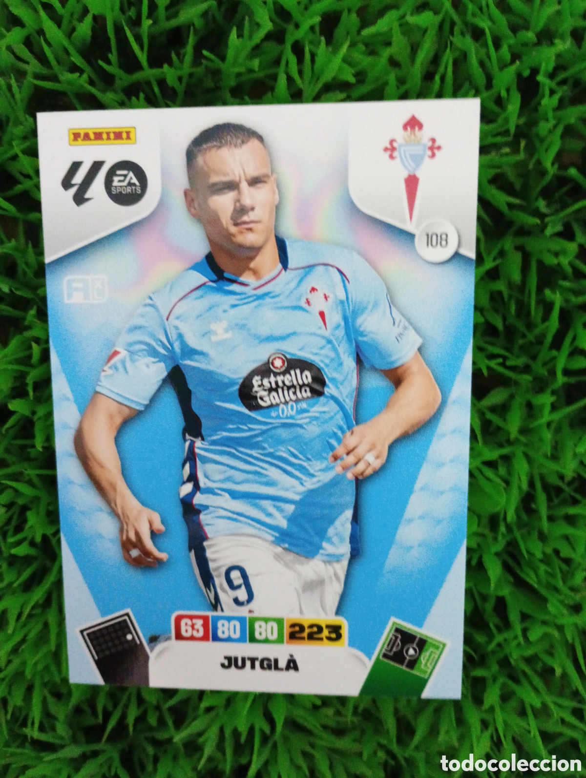 Fu&szlig;ball-Sticker: Jutgla Celta De Vigo Adrenalyn 25-26 # 108