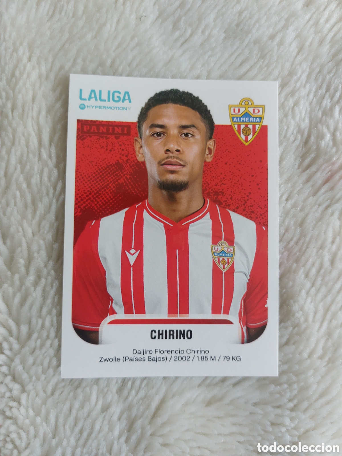 Cromos de F&uacute;tbol: 25 A 25A CHIRINO ALMERIA PANINI LIGA HYPERMOTION 25 26 2025 2026