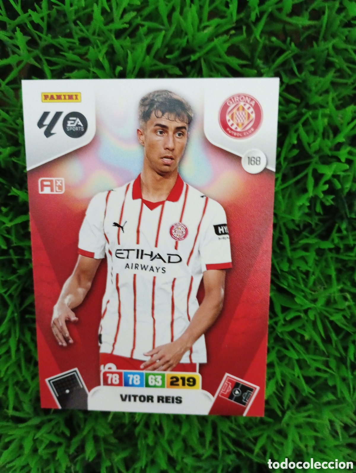 Fu&szlig;ball-Sticker: Vitor Reis Girona Adrenalyn 25-26 # 168