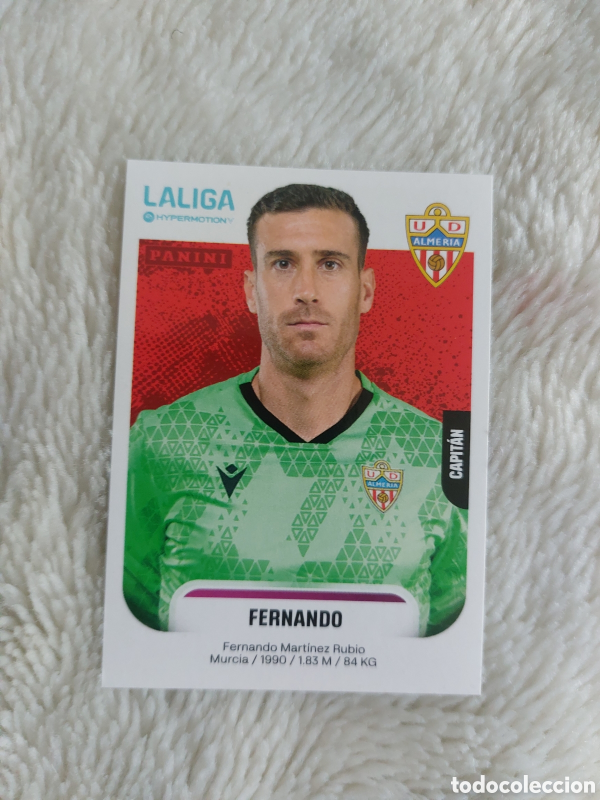 Cromos de F&uacute;tbol: 24 FERNANDO ALMERIA PANINI LIGA HYPERMOTION 25 26 2025 2026