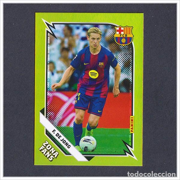 Cromos de F&uacute;tbol: PANINI CLUB 2025 2026 25 26 BARCELONA DE JONG KO 37 KO37 ZONA FANS KROMIX BAR&Ccedil;A LIGA COLECCI&Oacute;N