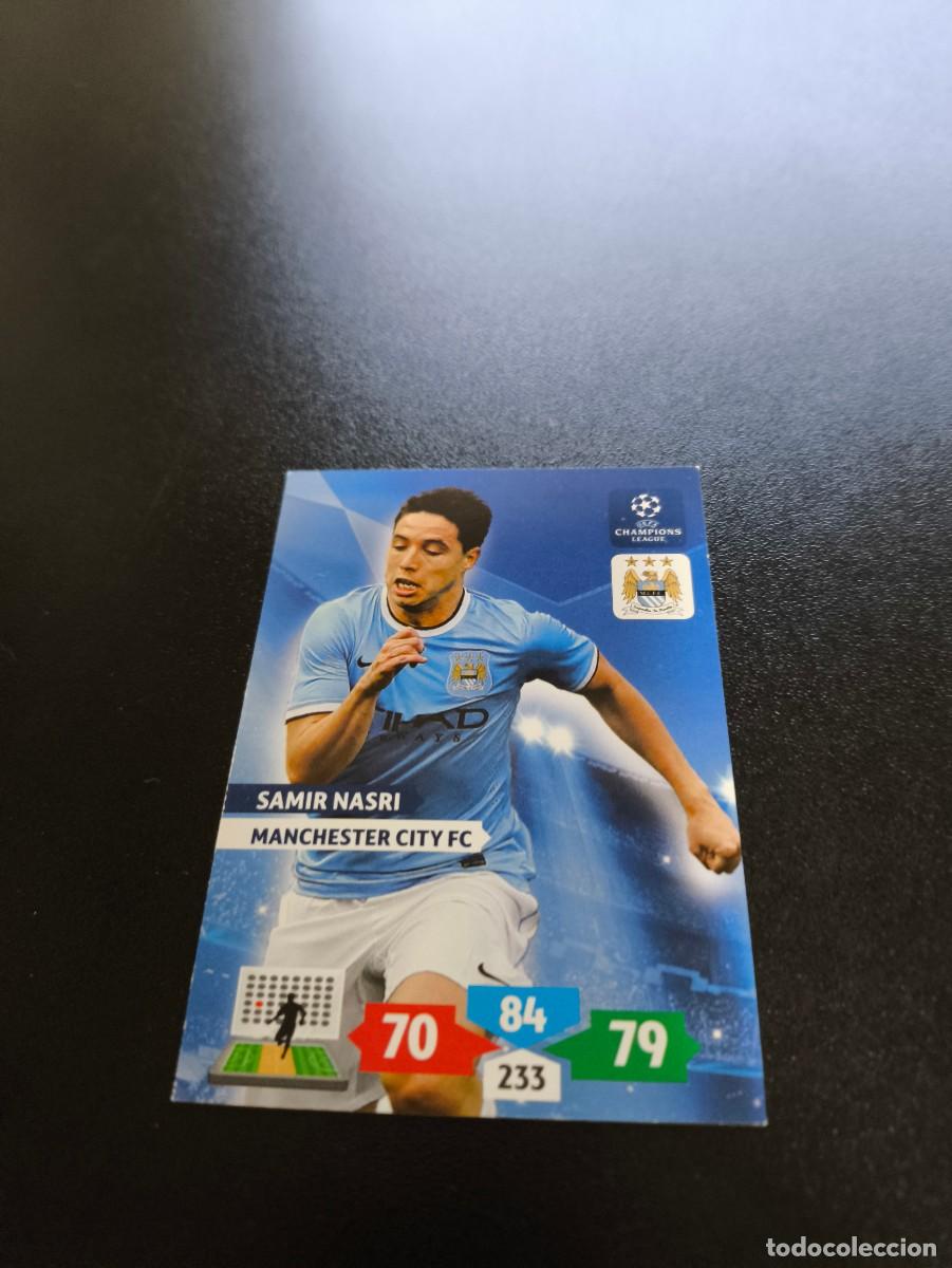 Cromos de F&uacute;tbol: Samir Nasri MANCHESTER CITY PANINI ADRENALYN XL UEFA CHAMPIONS LEAGUE 2013 2014 13 14