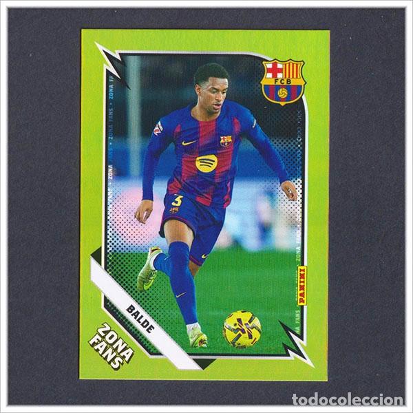 Cromos de F&uacute;tbol: PANINI CLUB 2025 2026 25 26 BARCELONA BALDE KO 36 KO36 ZONA FANS KROMIX BAR&Ccedil;A LIGA COLECCI&Oacute;N