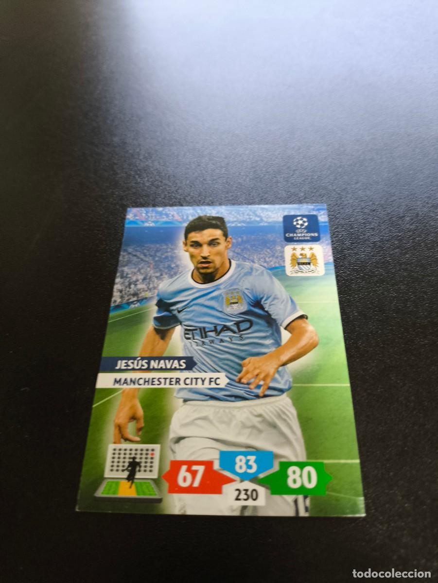 Cromos de F&uacute;tbol: Jes&uacute;s Navas MANCHESTER CITY PANINI ADRENALYN XL UEFA CHAMPIONS LEAGUE 2013 2014 13 14 NO LIGA ESTE