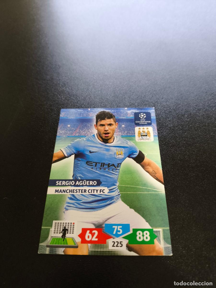 Cromos de F&uacute;tbol: Sergio Ag&uuml;ero MANCHESTER CITY PANINI ADRENALYN XL UEFA CHAMPIONS LEAGUE 2013 2014 13 14 NO LIGA ESTE