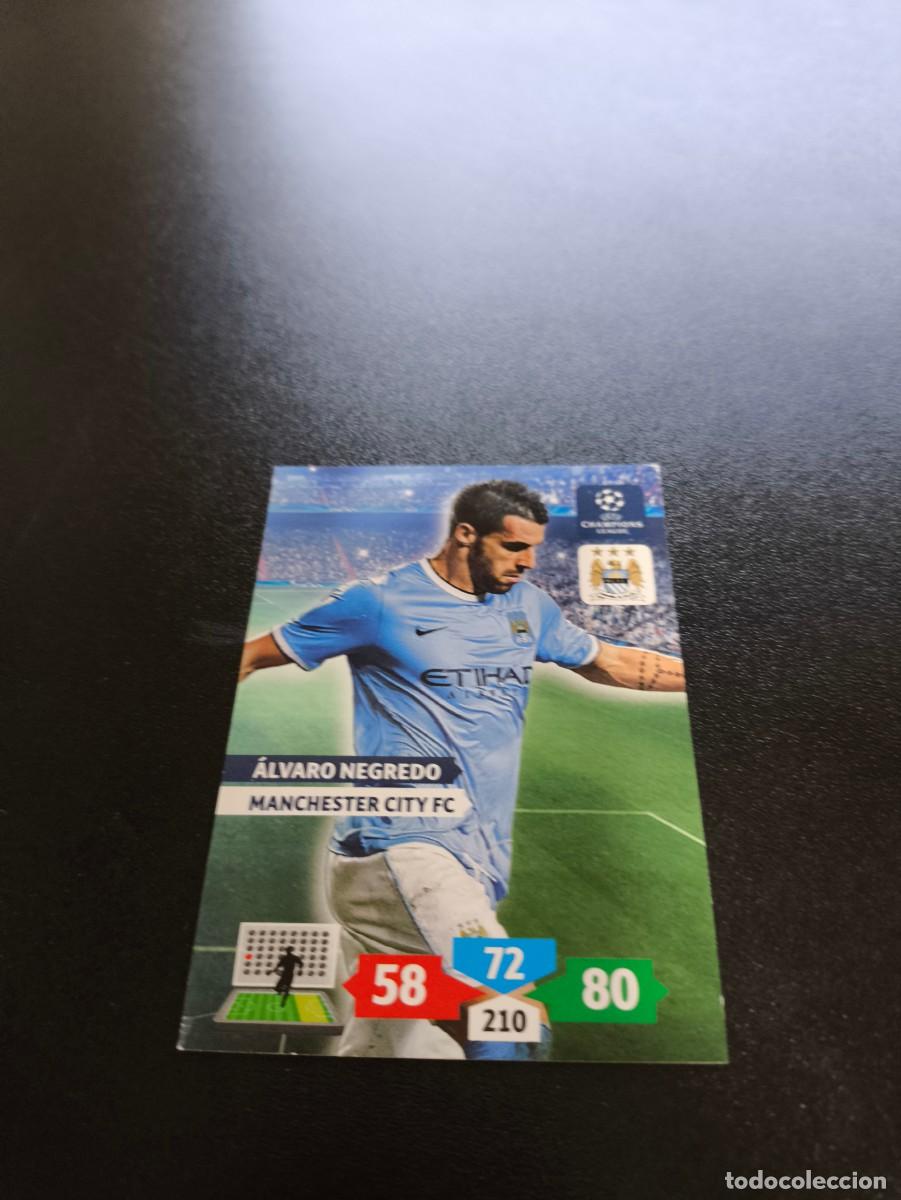 Cromos de F&uacute;tbol: &Aacute;lvaro Negredo MANCHESTER CITY PANINI ADRENALYN X UEFA CHAMPIONS LEAGUE 2013 2014 13 14 NO LIGA ESTE