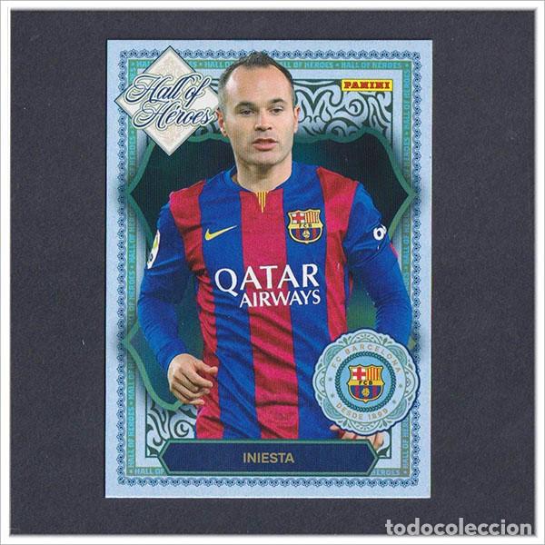 Cromos de F&uacute;tbol: PANINI CLUB 2025 2026 25 26 BARCELONA INIESTA HH8 HH 8 HALL OF HEROES BAR&Ccedil;A LIGA ALBUM COLECCI&Oacute;N