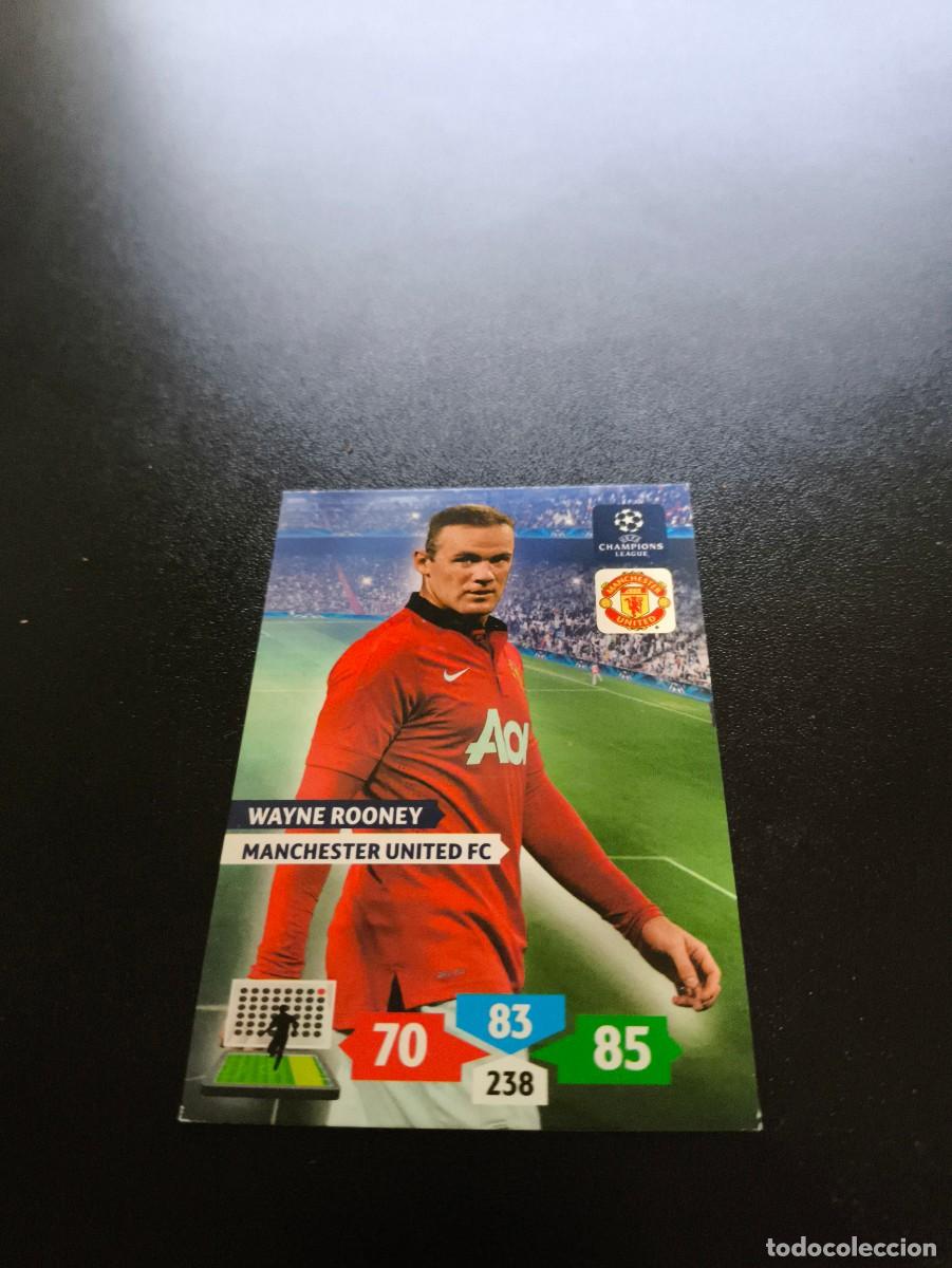 Cromos de F&uacute;tbol: Wayne Rooney MANCHESTER UNITED PANINI ADRENALYN XL UEFA CHAMPIONS LEAGUE 2013 2014 13 14