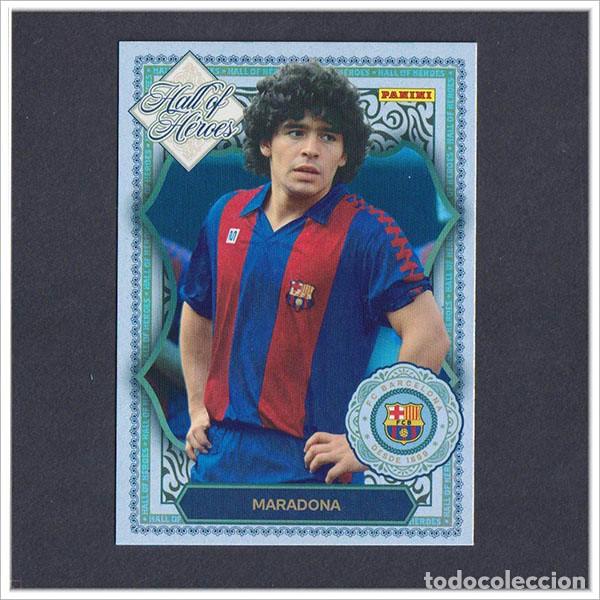 Cromos de F&uacute;tbol: PANINI CLUB 2025 2026 25 26 BARCELONA MARADONA HH1 HH 1 HALL OF HEROES BAR&Ccedil;A LIGA ALBUM COLECCI&Oacute;N