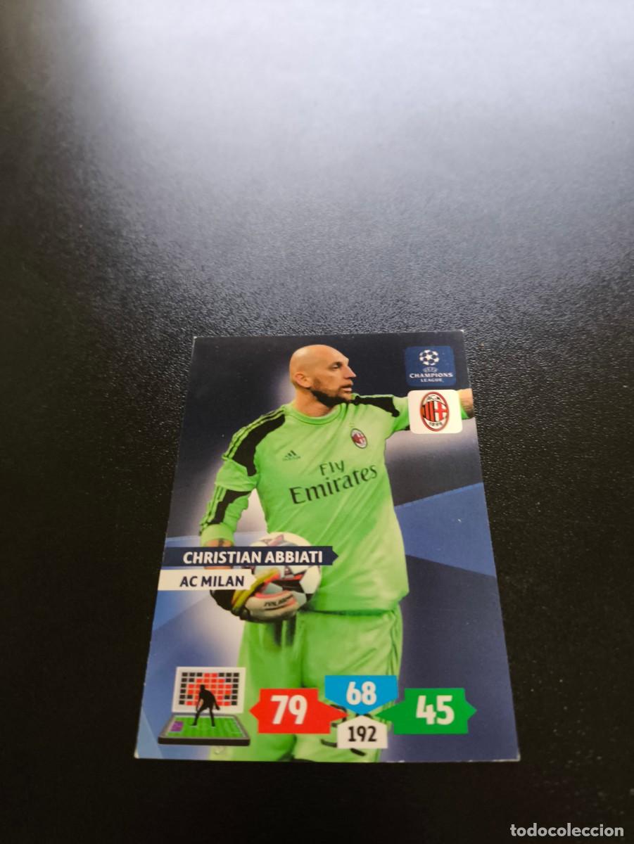 Cromos de F&uacute;tbol: Christian Abbiati MILAN PANINI ADRENALYN XL UEFA CHAMPIONS LEAGUE 2013 2014 13 14