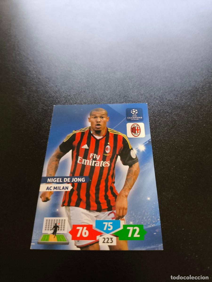Cromos de Futebol: Nigel de Jong MILAN PANINI ADRENALYN XL UEFA CHAMPIONS LEAGUE 2013 2014 13 14