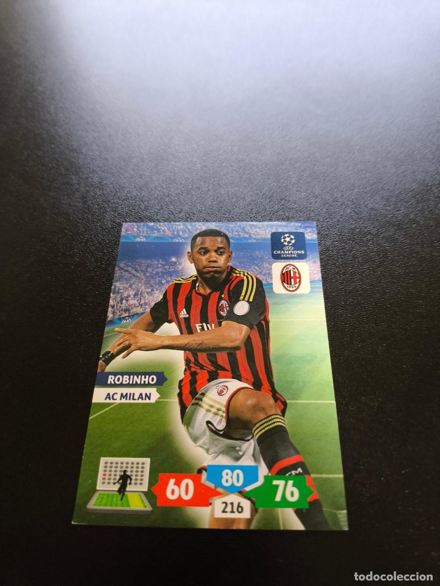 Cromos de Futebol: Robinho MILAN PANINI ADRENALYN XL UEFA CHAMPIONS LEAGUE 2013 2014 13 14